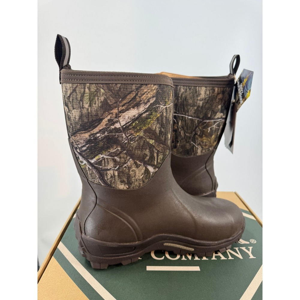 Muck Boot Company Wetland Mid Mens 11M Brown Mossy Oak Camo Boots MWTMM91 NEW